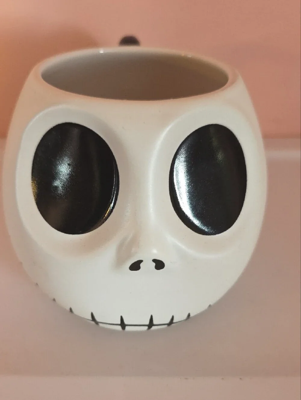 Disney White & Black Jack Skellington Ceramic Mug